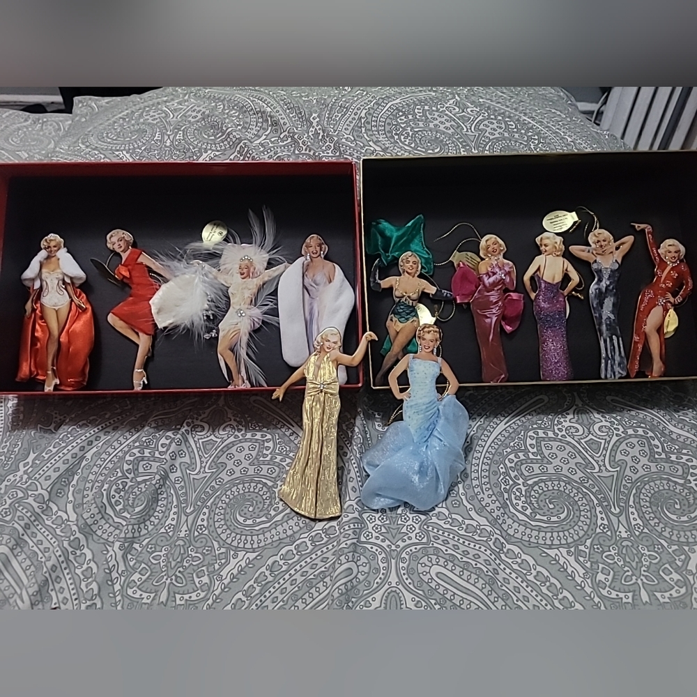 Marolyn Monroe Ornaments Set of 11